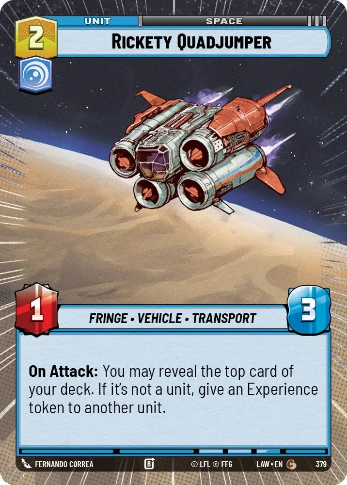 Rickety Quadjumper (379) (Hyperspace) (379) [A Lawless Time] 1