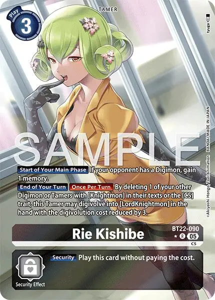 Rie Kishibe [Bt22-090] (Alternate Art) [Cyber Eden] 1