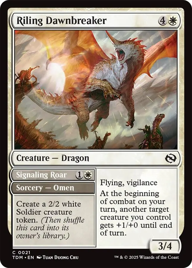 Riling Dawnbreaker [Tarkir: Dragonstorm] 1