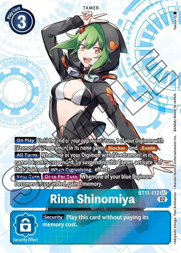 Rina Shinomiya [Bt11-112] [Dimensional Phase] 1