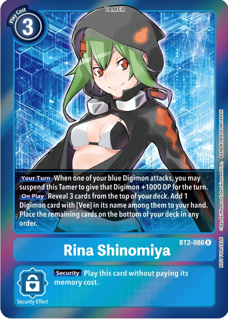 Rina Shinomiya [Bt2-086] (Event Pack 4) [Release Special Booster Promos] 1