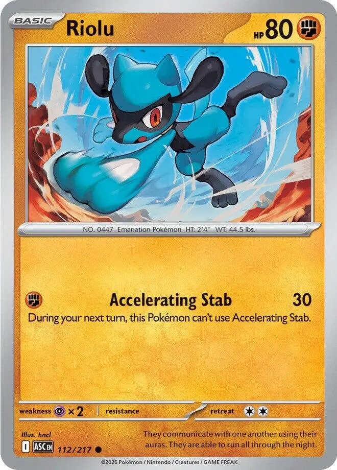Riolu (112/217) [Mega Evolution: Ascended Heroes] 1