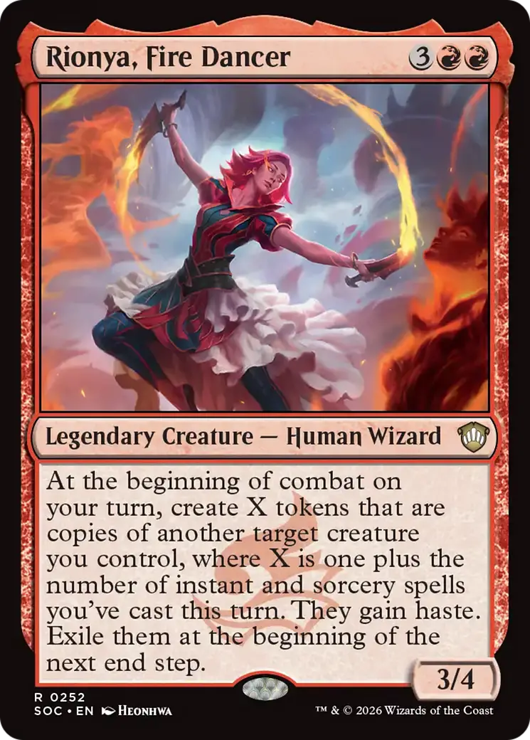 Rionya, Fire Dancer [Secrets Of Strixhaven Commander] 1