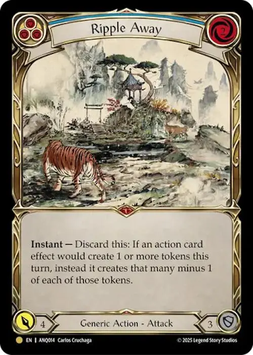 Ripple Away (Blue) (Gold) [Anq014] (Compendium Of Rathe - Antiquity Pack) 1