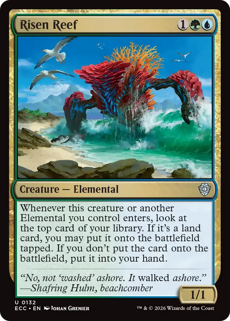 Risen Reef [Lorwyn Eclipsed Commander] 1