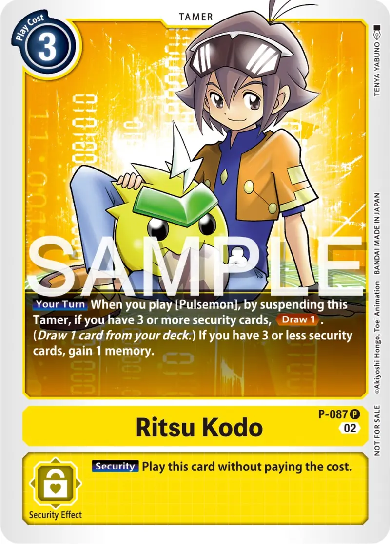 Ritsu Kodo [P-087] (Exceed Apocalypse Pre-Release) [Promotional Cards] 1