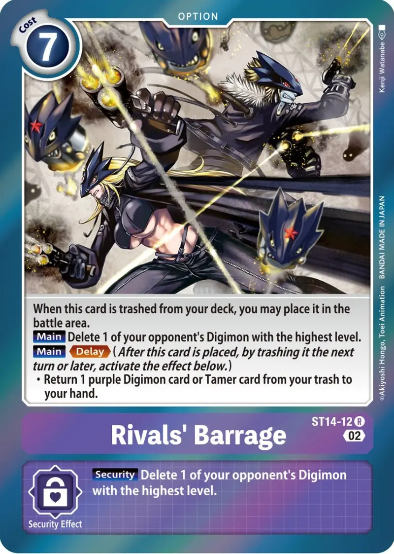 Rival's Barrage [St14-12] [Starter Deck: Beelzemon Advanced Deck Set] 1