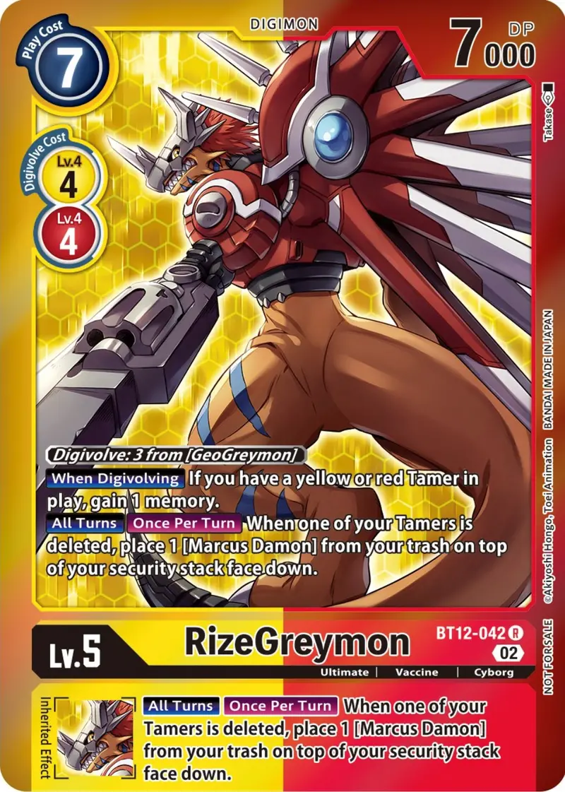 Rizegreymon [Bt12-042] (Tamer Party -Special-) [Across Time Promos] 1