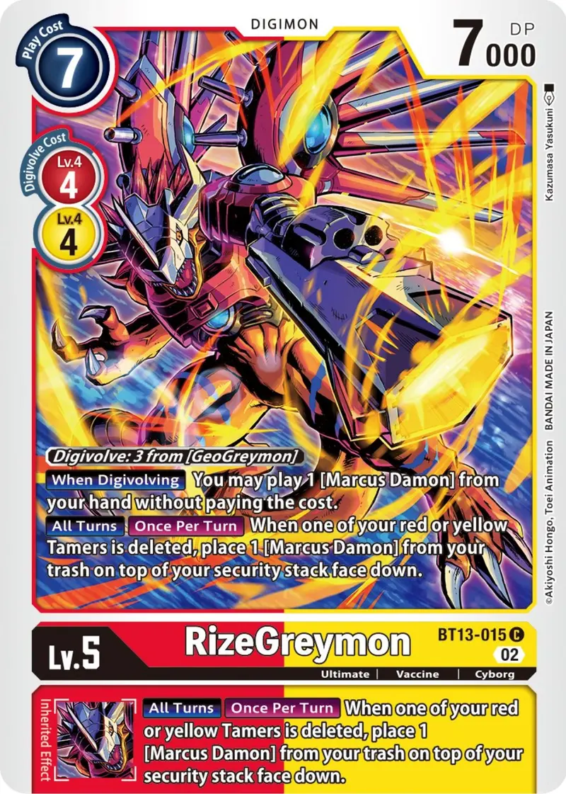 Rizegreymon [Bt13-015] [Versus Royal Knights Booster] 1