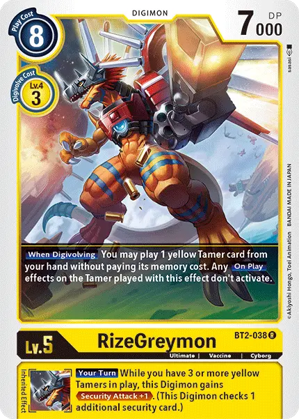 Rizegreymon [Bt2-038] [Release Special Booster Ver.1.5] 1