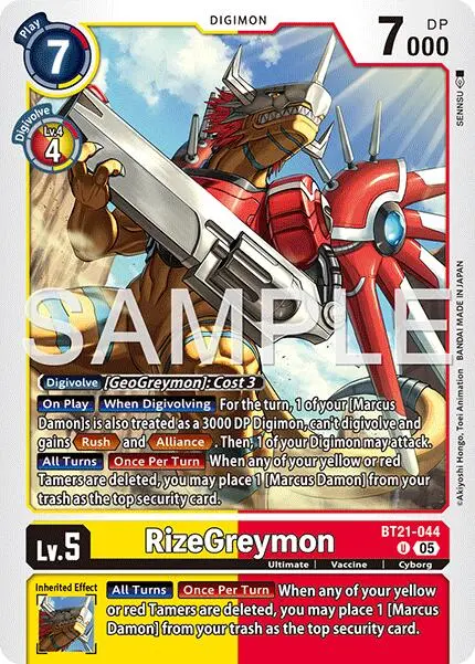Rizegreymon [Bt21-044] [Advanced Booster Digimon Generation] 1