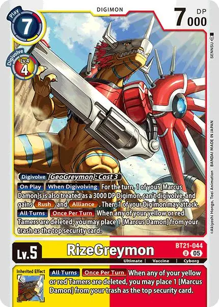 Rizegreymon [Bt21-044] [World Convergence] 1