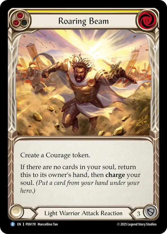 Roaring Beam (Yellow) (Regular) [Pen178] (Compendium Of Rathe) 1