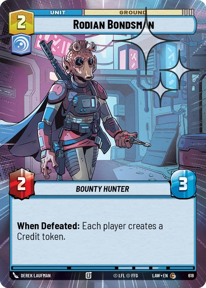 Rodian Bondsman (618) (Hyperspace Foil) (618) [A Lawless Time] 1
