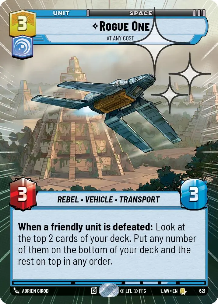 Rogue One - At Any Cost (621) (Hyperspace Foil) (621) [A Lawless Time] 1