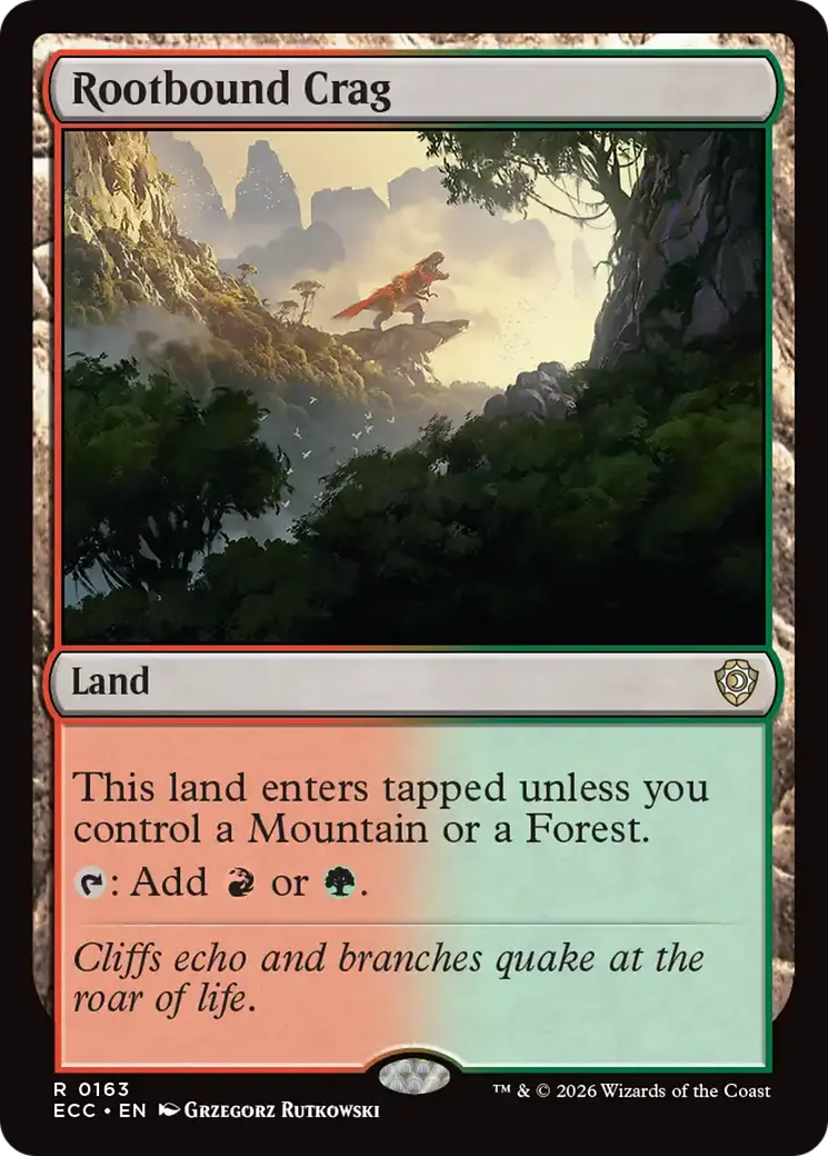 Rootbound Crag [Lorwyn Eclipsed Commander] 1