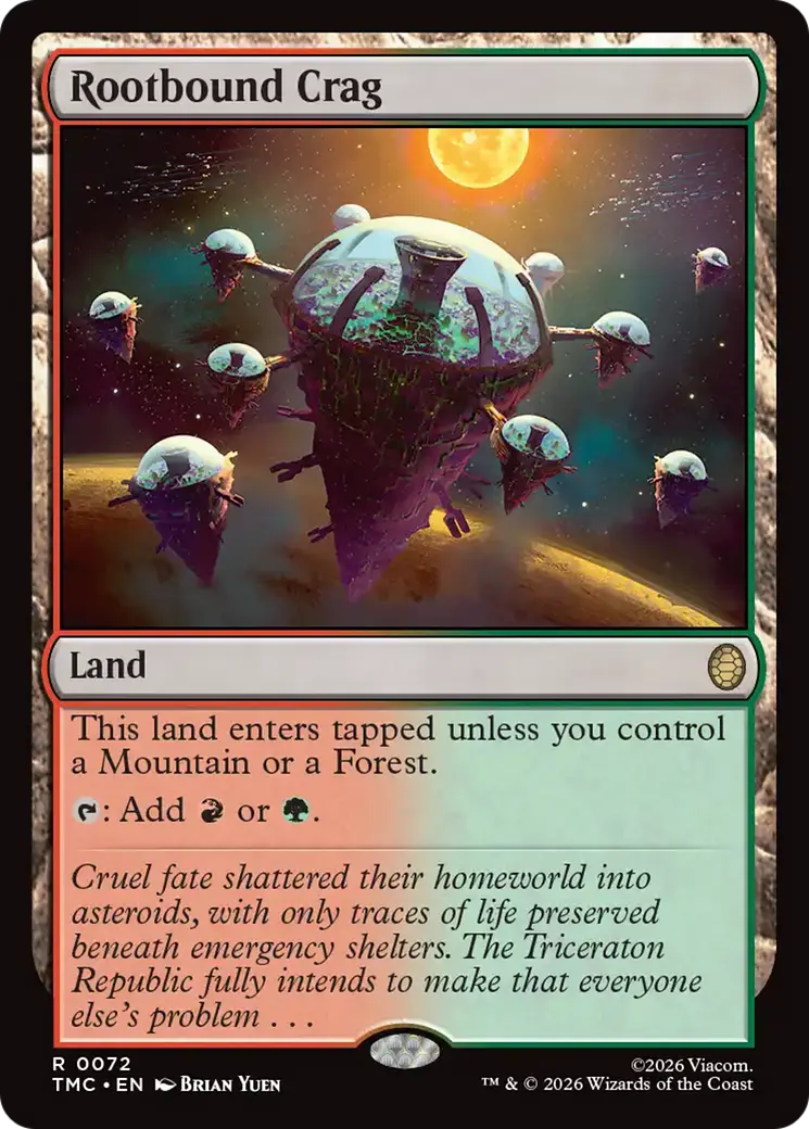 Rootbound Crag [Teenage Mutant Ninja Turtles Commander] 1