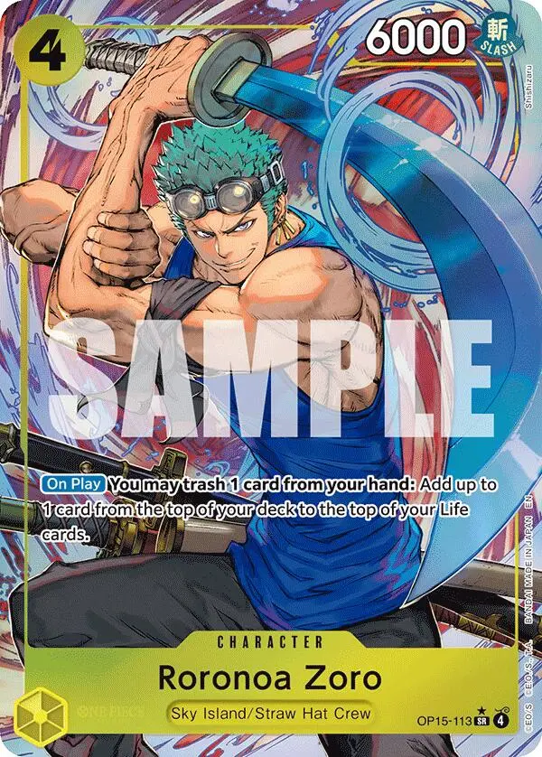 Roronoa Zoro (Alternate Art) [Adventure On Kami's Island] 1