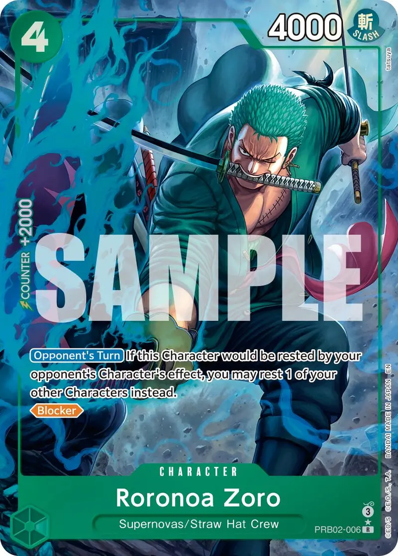 Roronoa Zoro (Alternate Art) [Premium Booster -The Best- Vol. 2] 1