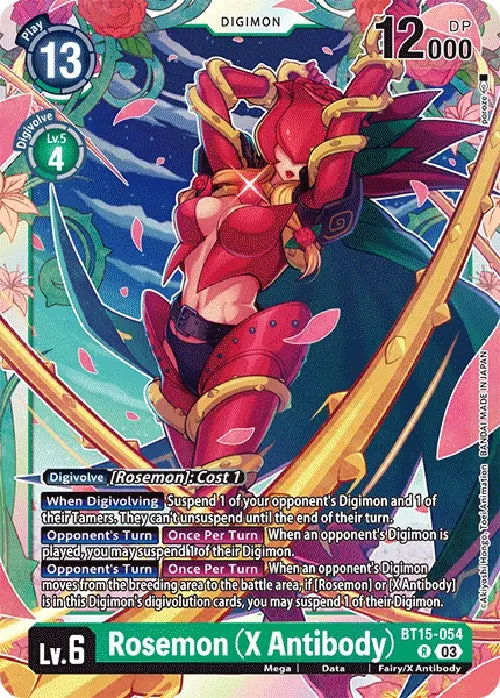 Rosemon [Bt15-054] (X Antibody) [Exceed Apocalypse] 1