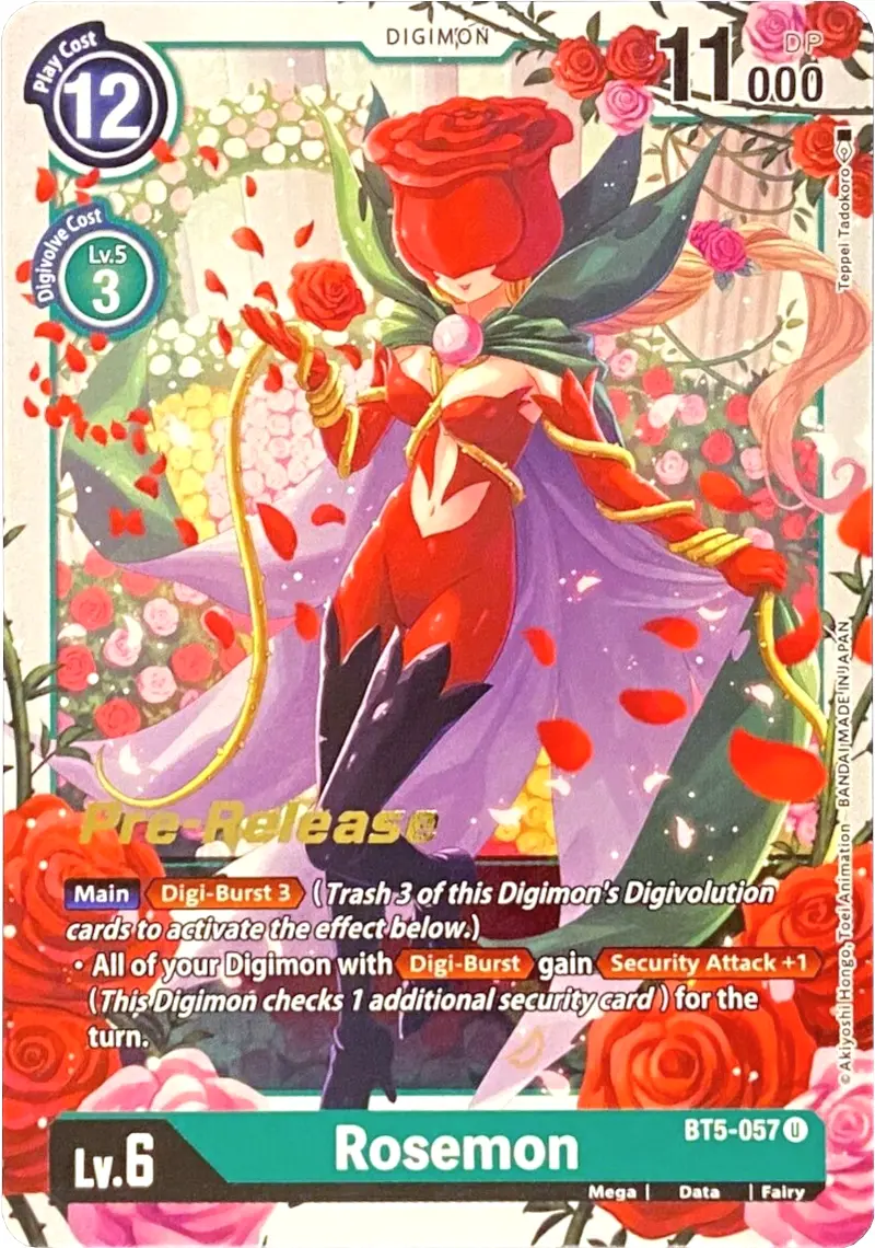 Rosemon [Bt5-057] [Battle Of Omni Pre-Release Promos] 1