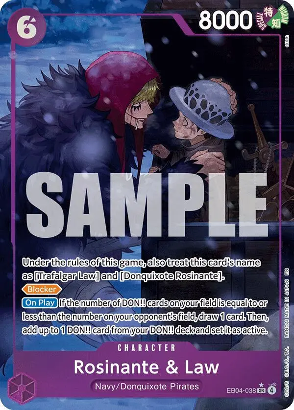 Rosinante & Law (Alternate Art) [The Azure Sea's Seven] 1