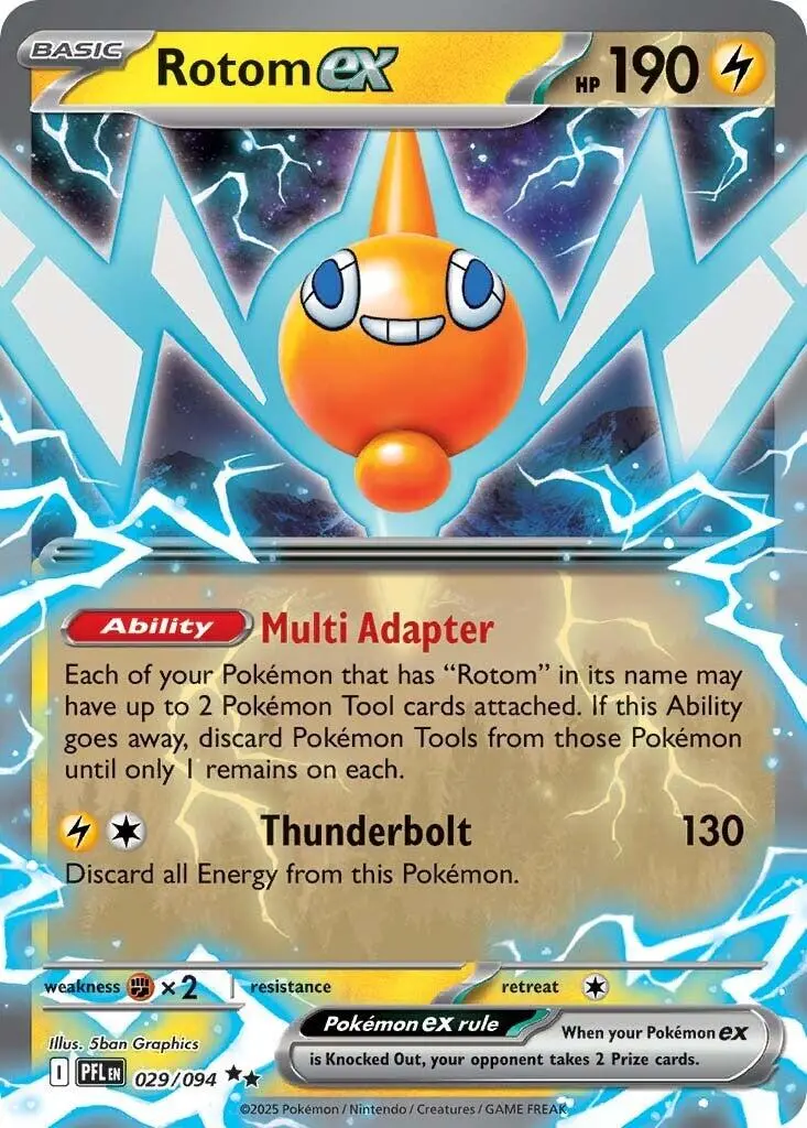 Rotom Ex (029/094) [Mega Evolution: Phantasmal Flames] 1