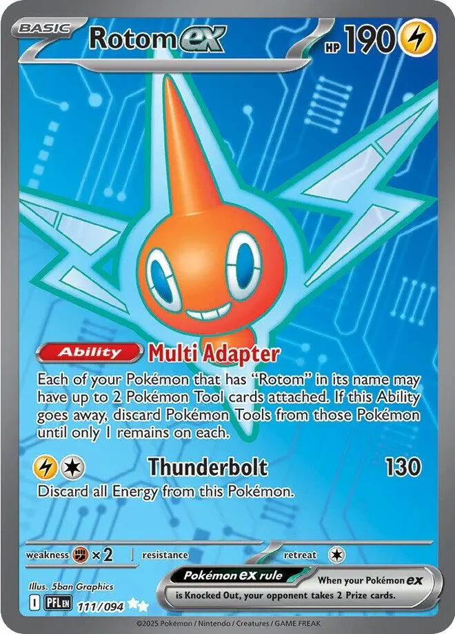 Rotom Ex (111/094) [Mega Evolution: Phantasmal Flames] 1