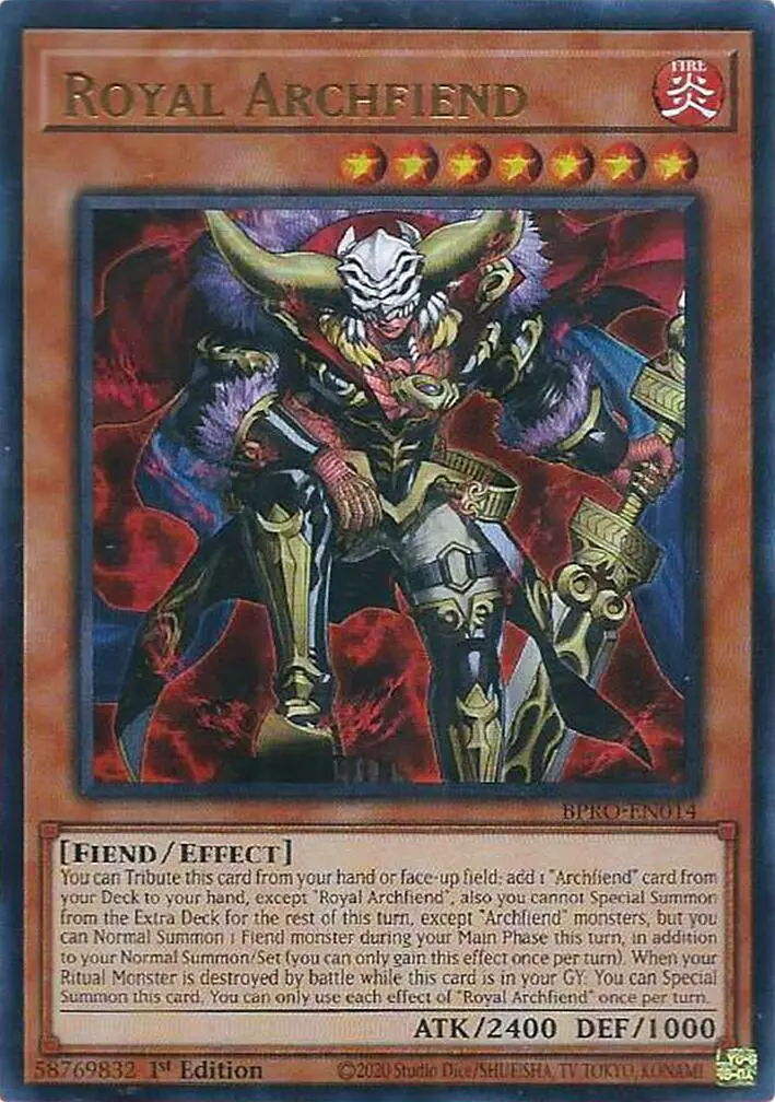 Royal Archfiend [Bpro-En014] Ultra Rare 1