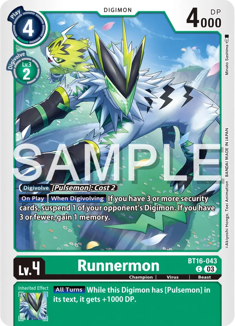 Runnermon [Bt16-043] [Beginning Observer] 1