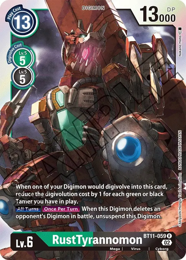 Rusttyrannomon [Bt11-059] [Dimensional Phase] 1