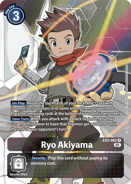 Ryo Akiyama [Ex2-062] (Alternate Art) [Digital Hazard] 1
