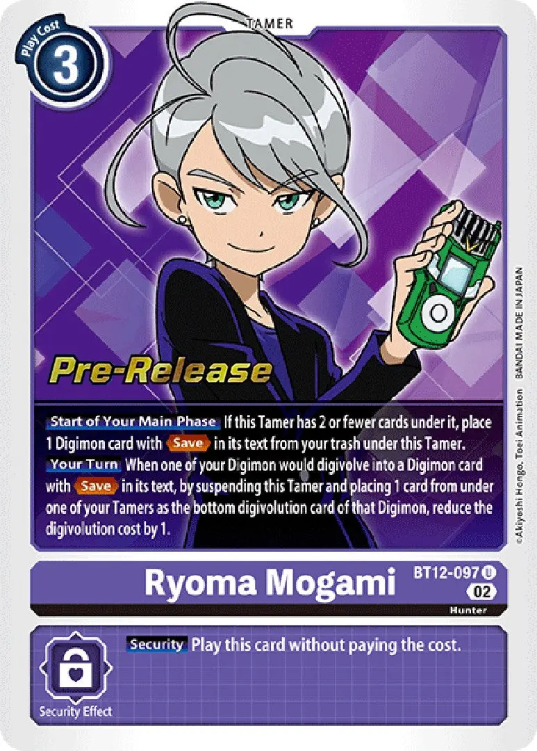 Ryoma Mogami [Bt12-097] [Across Time Pre-Release Cards] 1