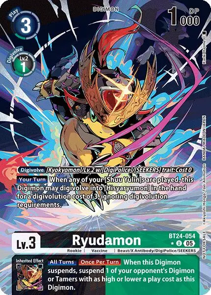 Ryudamon [Bt24-054] (Box Topper) [Time Stranger] 1