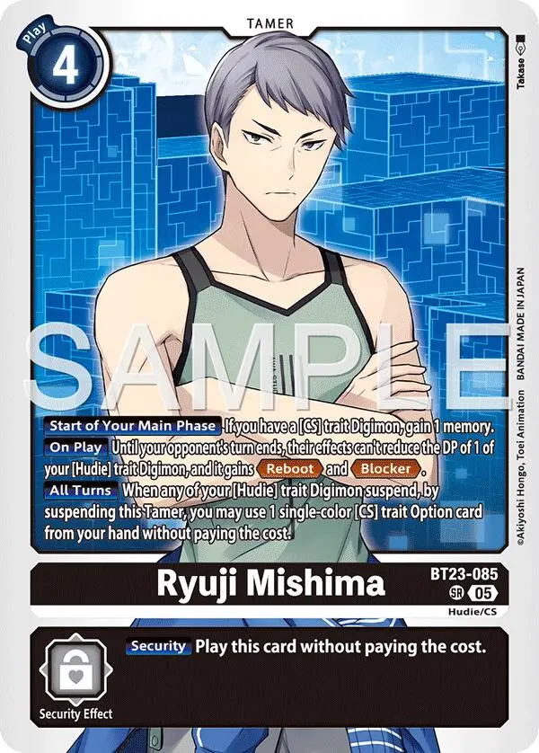 Ryuji Mishima [Bt23-085] [Hackers' Slumber] 1