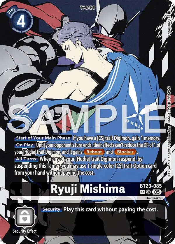 Ryuji Mishima [Bt23-085] (Sp) [Hackers' Slumber] 1