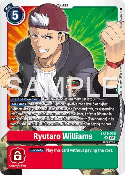 Ryutaro Williams [Ex11-056] [Dawn Of Liberator] 1