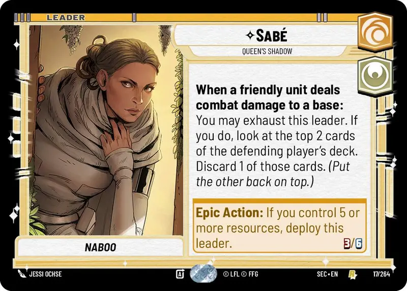 Sabe (17/264) - Queen's Shadow (17/264) [Secrets Of Power] 1