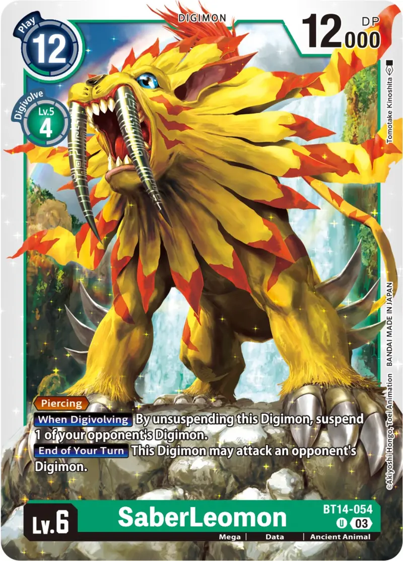 Saberleomon [Bt14-054] [Blast Ace] 1