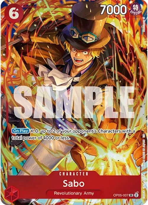 Sabo (Illustration Box Vol.5) [One Piece Promotion Cards] 1