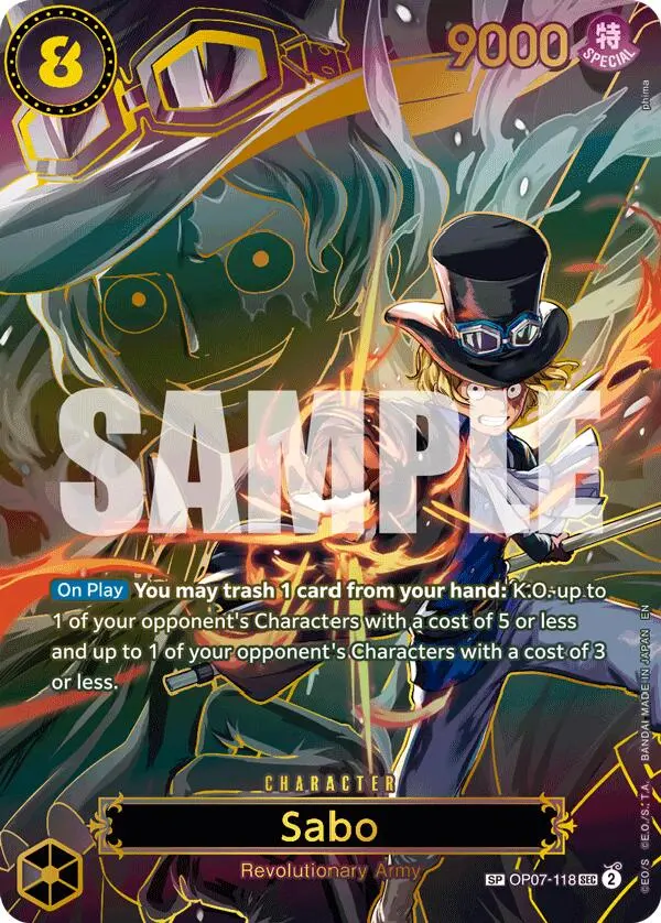 Sabo (Op07-118) (Sp) [Carrying On His Will] 1