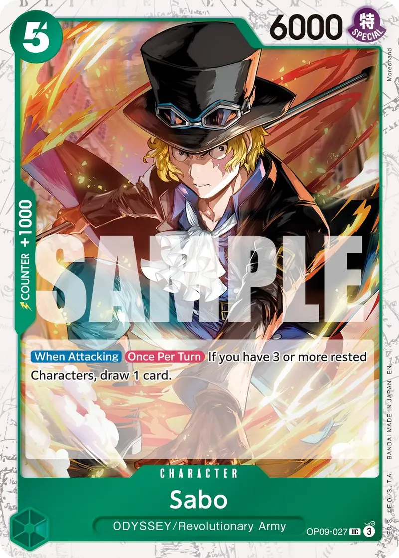 Sabo (Op09-027) (Pirate Foil) [Premium Booster -The Best- Vol. 2] 1
