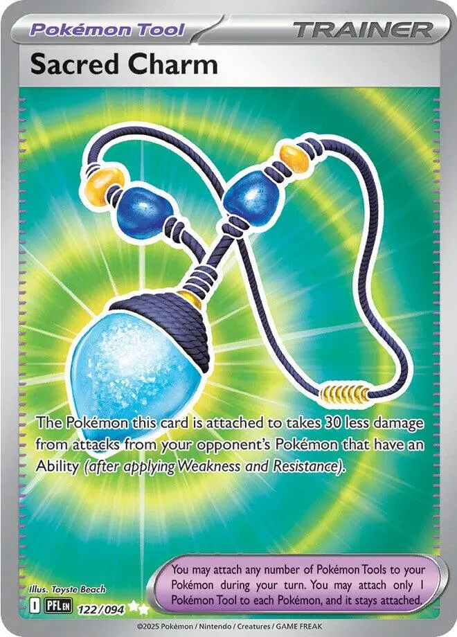 Sacred Charm (122/094) [Mega Evolution: Phantasmal Flames] 1
