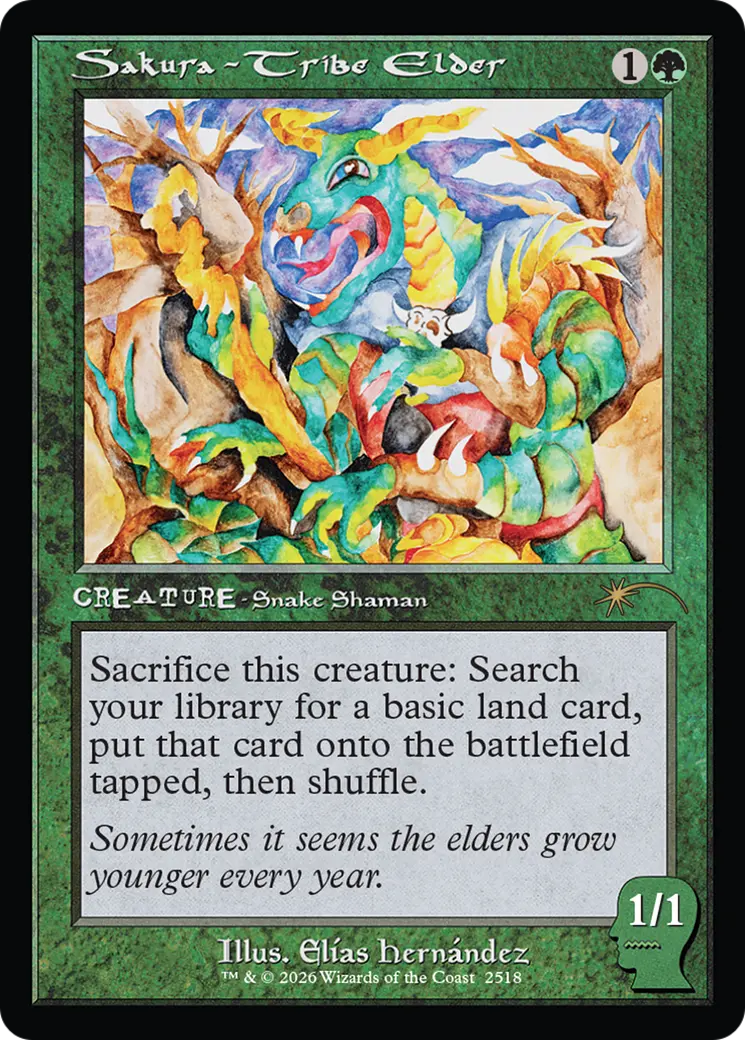 Sakura-Tribe Elder (2518) [Secret Lair Drop Series] 1