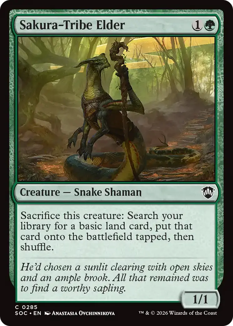 Sakura-Tribe Elder [Secrets Of Strixhaven Commander] 1