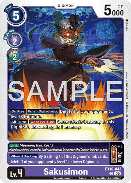 Sakusimon [Ex10-043] [Sinister Order] 1