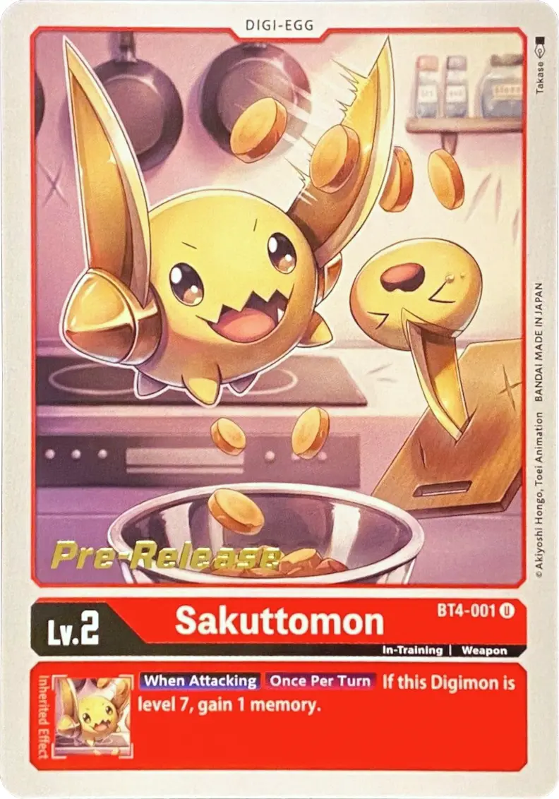 Sakuttomon [Bt4-001] [Great Legend Pre-Release Promos] 1