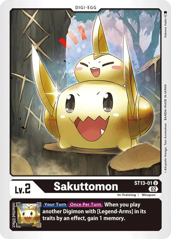 Sakuttomon [St13-01] [Starter Deck: Ragnaloardmon] 1