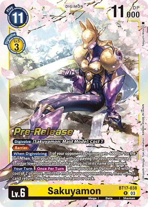 Sakuyamon [Bt17-038] [Secret Crisis Pre-Release Cards] 1