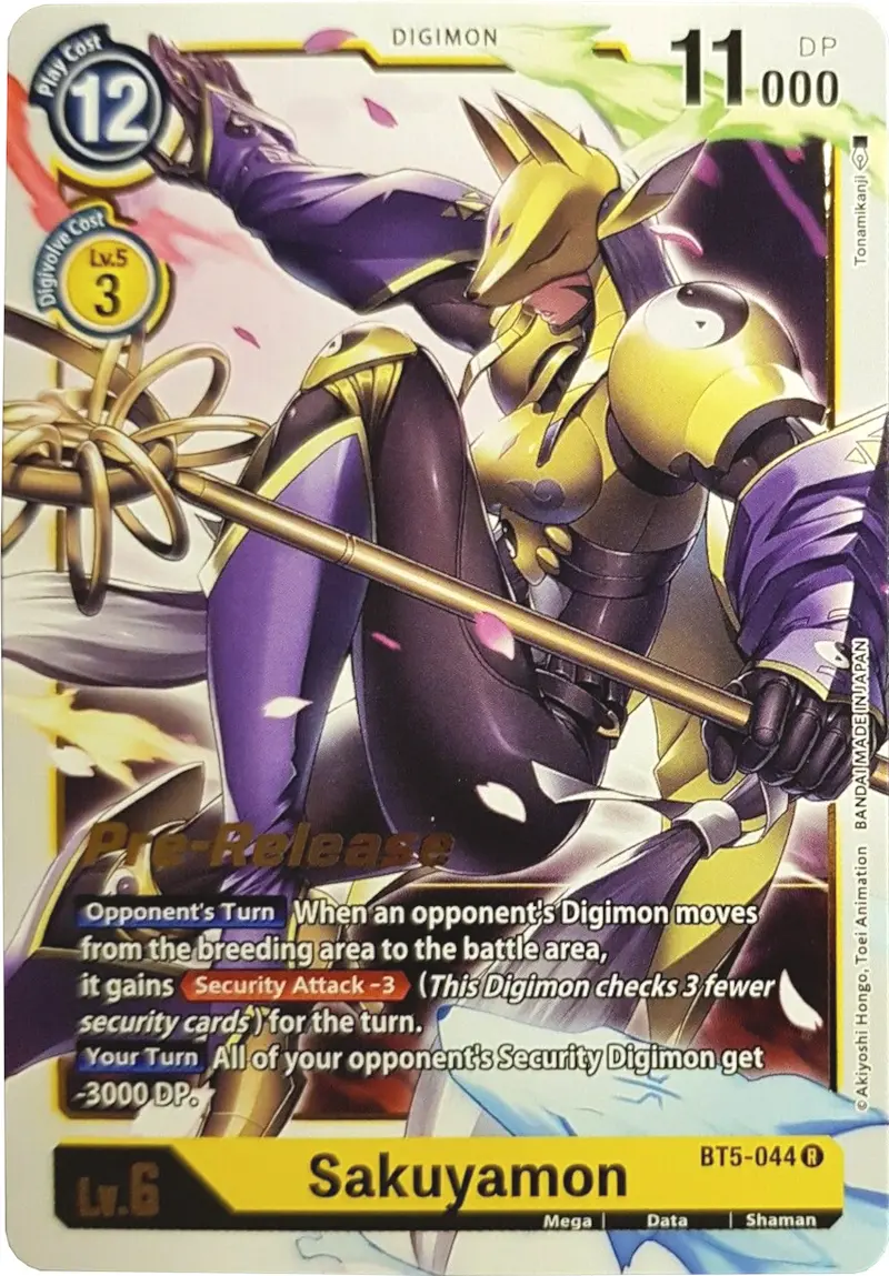Sakuyamon [Bt5-044] [Battle Of Omni Pre-Release Promos] 1